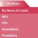 My News Tab 6.1 My News & Events Information displayed regarding Tungaloy News & Events. To read the news item, click on its name. 6.2 NPA This links the user to the Products Page on the Tungaloy Corporation Website.