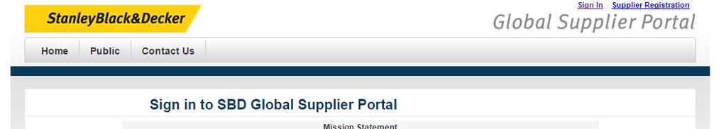 Global Supplier Portal External Operations Functionality User Guide (Supplier User Instructions) Overview The Global Supplier Portal (GSP) is a web based portal that will allow you to view and manage