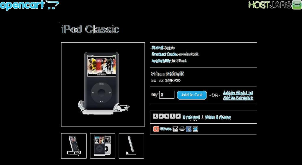 For the purpose of this example, we want to add more options to customize the type of ipod Classic that will be purchased by the customer.
