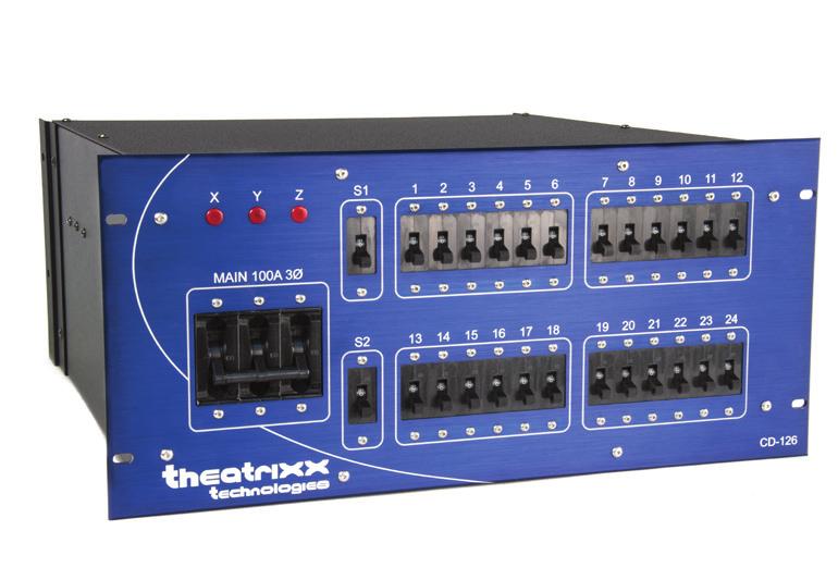 ELECTRICAL DISTRIBUTION Theatrixx Technologies s main power distribution units were designed with flexibility, space efficiency and the highest security rating in mind.