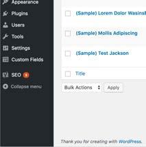 Adding this section is a two-step process which first involves adding Contacts in the back end of the site.