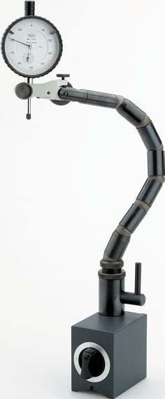 - 8-4 Indicator Stand 815 MG with flexible stem 7 270 34 M10 Flexible in any direction, arm can be locked in position The sleeves and grounded steel balls of the stem are compressed with a strong