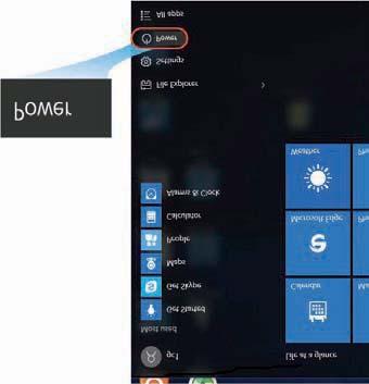 2. Using your computer Powering ON/OFF A. By Start menu 1.