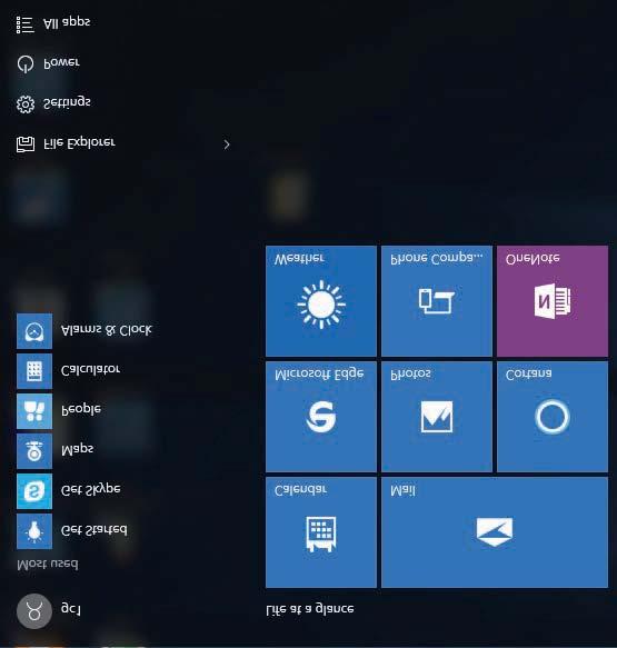 3. Windows Interface Taskbar key features and they are: Start menu Search box App