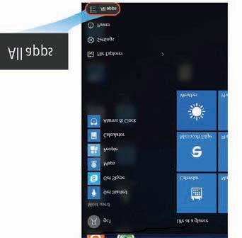 Pin and unpin your app_ Pinning an App to Start menu or taskbar To add an app: 1. Open the Start menu and select <All Apps>. 2.