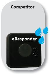 Long battery life eresponder s rechargeable battery lasts up to 2 months per charge.