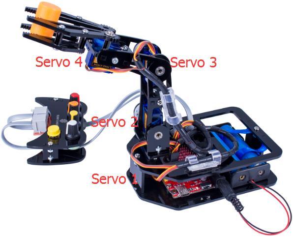 6.2 Automatic Control With the R/C, Robo-Arm rollarm can record its behaviors: Rotate one pot button