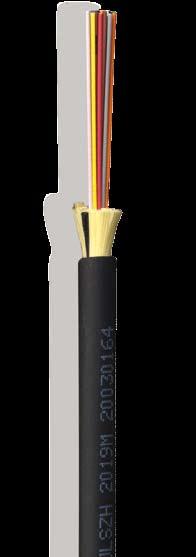 Optical Fibre Cable Tight Buffered Cables Tight Buffered Distribution Cable (4-24 Fibres) Fire Retardant Internal Use Standard Length Standard Length LSZH Jacket Aramid Yarn or E-Glass Strength