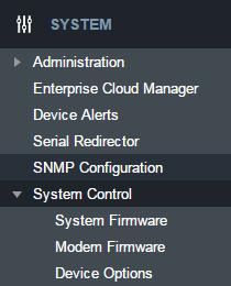 Trap server port #: Enter the port number that the remote host will be listening for trap alerts on. (Default: 162) General Settings System information via SNMP is Read-Writable by default.