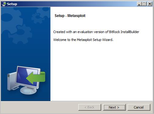 Windows Installation The following section provides instructions for installing Metasploit on Windows operating systems.