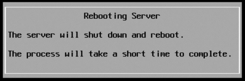 have to reboot.