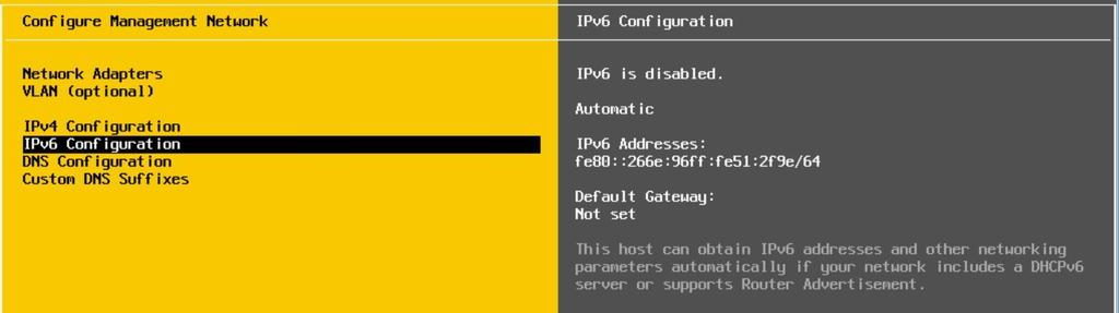 9. Define the ipv4 settings IPv4 Address, Subnet Mask, and Default Gateway. Press enter to continue. 10.