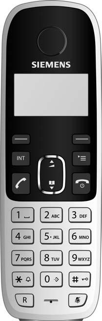 Gigaset A590 The handset at a glance Ò U 1 Gigaset 1 2 8 3 9 4 10 5 1 1 Display in idle mode 2 Back key: When editing text: backspace In menu: go back to previous level 3 Internal communication key (