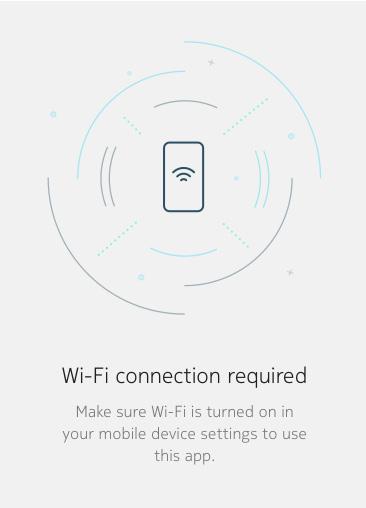 of the Setup your Nokia WiFi sections Wi-Fi connection required To setup Nokia WiFi using the Nokia WiFi mobile app, you must be connected to a wireless network.