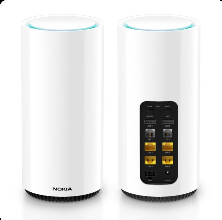 Get to know your Nokia WiFi components Nokia WiFi Gateway 3 The Nokia WiFi Gateway 3 establishes the foundation for fiber-based network coverage in your residence, ensuring