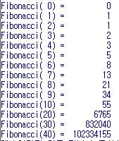 Recursive function fibonacci(n) int fibonacci(int n) { if ((n == 0) (n == 1)) return n; else return (fibonacci(n-1) + fibonacci(n-2)); } int main() { /* Testing Fibonacci */ for (int i=0; i<=10; i++)