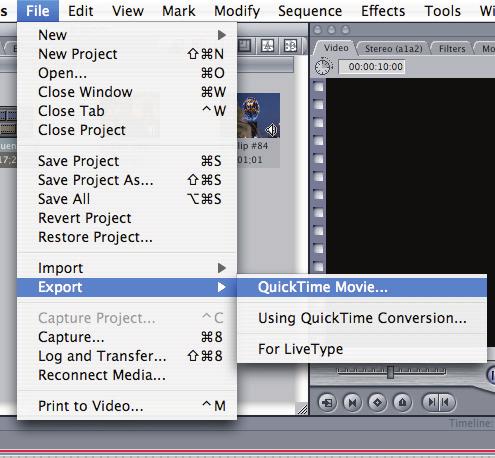 outputting to youtube You might want to share your movie with the world on YouTube. From Final Cut, this is easy to do as YouTube will accept a.