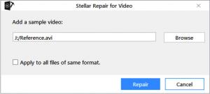 5. Click Repair button to start the repairing process. 6. A progress bar indicates the repairing progress of the le. In case you want to stop the ongoing process, click the Stop button. 7.