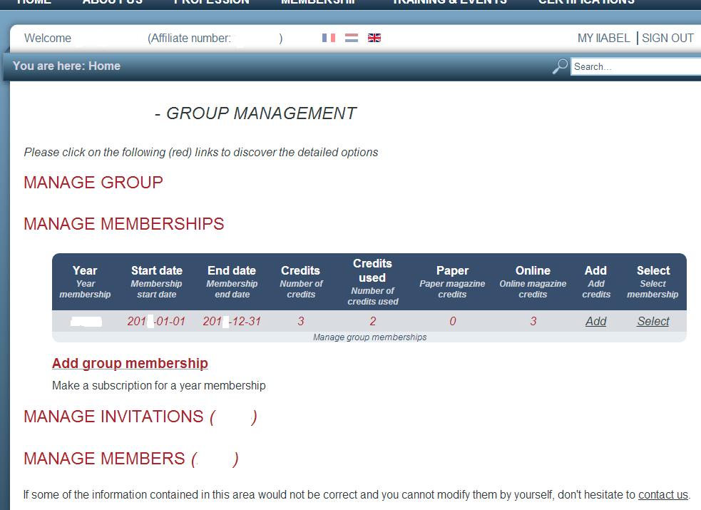 How to add additional credits to your group Additional credits can be requested in Manage Memberships.