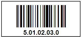 Vytvoril som návrh štítku na regál, ktorý obsahuje všetky potrebné označenia a nakoniec som vygeneroval čiarkový kód typu EAN 128 (rozmer 80x375 mm).