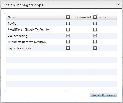 Assigning ios Apps to Individual Users Assign apps to an individual at the user level.