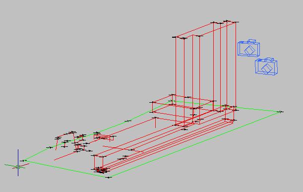 3.1 AutoCAD 2007 3. SOFTWARE Figures 1, 2 and 3 illustrate the resulting model in different representations and from different views.