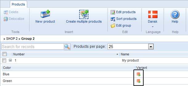 General improvements and new functionality Figure 3. Customizing the product list. 2.