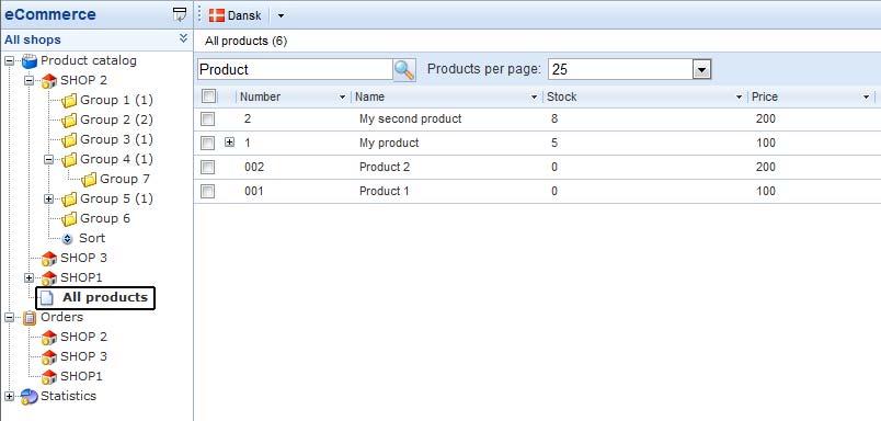 General improvements and new functionality Figure 7. Moving a product group. 2.