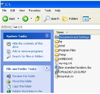 2. Copy your files to your back- up location Press the Ctrl key on your keyboard and select The Desktop, Favorites and My