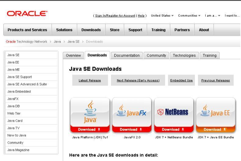 We will use it to determine which version of the JDK to download.