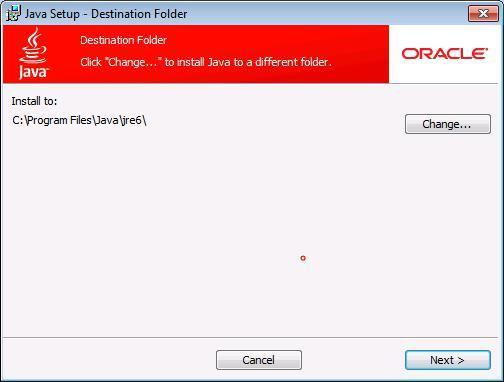 When the JDK is finished installing, the installation program will install the JRE files.