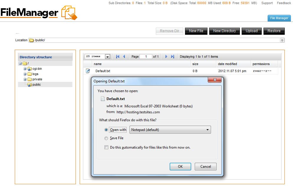 Page 11 of 13 FileManager 3.2 4. Click Save. 2.11 Downloading Files File Manager Pro allows you to download files from the server to your local machine.