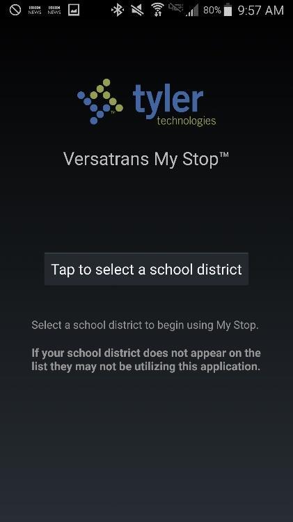 Once installation is complete, open the Vst My Stop App.