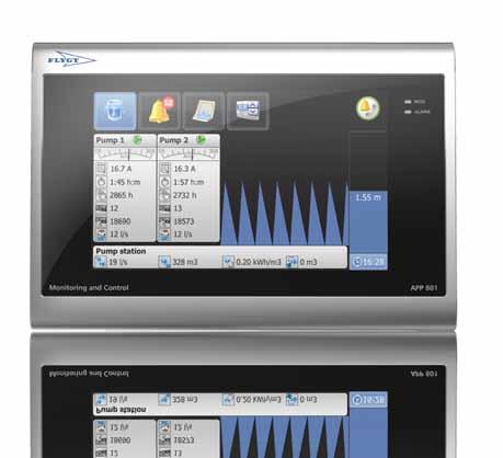 Technical Data Flexibility, scalability and ease Optimizing performance seamlessly For full end-to-end control of your entire plant, you can combine the Flygt APP 800 controller with a SCADA system,