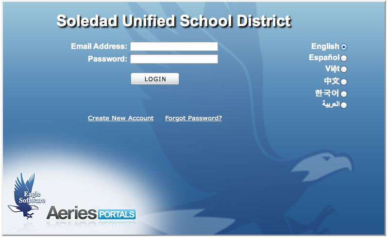 Soledad Unified School District Online Parent Portal Account Setup Tutorial The following are step-by-step procedures to create an online parent account to access your child s