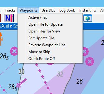 7 7. User files Way Points (for example see section 12b) Way Points: Another powerful feature of your Quodfish system.