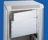 Knürr System Accessories 19" ventilation front panel Chassis runner Can be hooked on and screwed on LUF00217 MEC20110 Provides additional ventilation for 19" racks and 19" plinths compliant with IEC