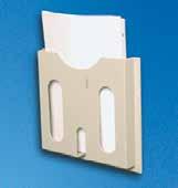 Knürr System Accessories Document holder Self-adhesive; for higher loads use 6 mm holes. For DIN A4 documents.