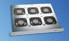 Thermostat-controlled model: Fan function (ON/OFF) thermostat-controlled; setting range from 0 to + 60 C. Sheet steel, high-grade steel grid. Finish / Color Enclosure zinc-passivated.