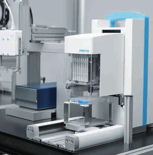 Liquid handling with integrated technology from Festo Increase your advantage in laboratory automation with our compact,