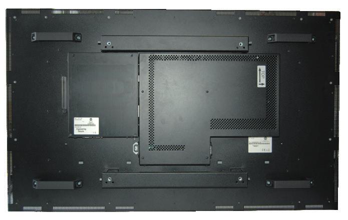 removable PC box with Core-i5 CPU. The PC box can be removed without taking the display down from the wall.
