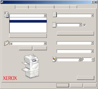 Secure Print 1. At your workstation, select the Print option for the application you are using. NOTE: This example illustrates the use of a PCL Print Driver. Click on the Properties button. 2.