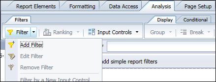 In the Query Filters panel, add the data field(s) to limit the data in the  3. Click Run Query.