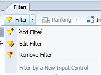 6. To remove the Report Filter, on the Analysis tab > Filter tab, click the Filter dropdown and select Remove filter. 7.