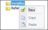 Getting Started Variables Add data fields to the report and run query.