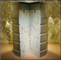 Nuclear waste Nuclear reactors have been and are producing waste. This is stored in waste containers in concrete.