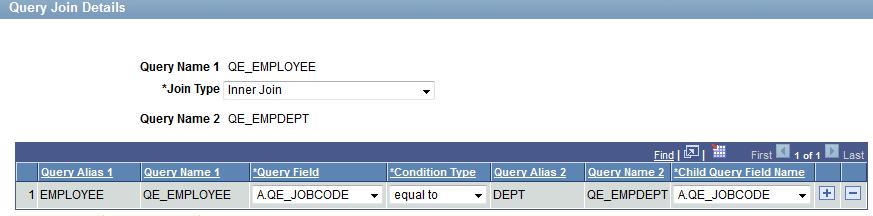Joining Additional Based Queries To join additional based queries for composite queries: 1. Select Reporting Tools, Composite Query, Composite Query Manager. 2.