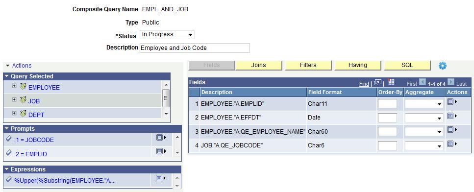 Using Composite Query Chapter 7 Note: The Edit Expression Properties page in Composite Query Manager is similar to the Edit Expression Properties page in Query Manager. See Defining Expressions.