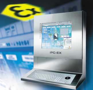 It features an integrated PC, touchscreen, Ethernet network, and serial RS485 / TTY connection.