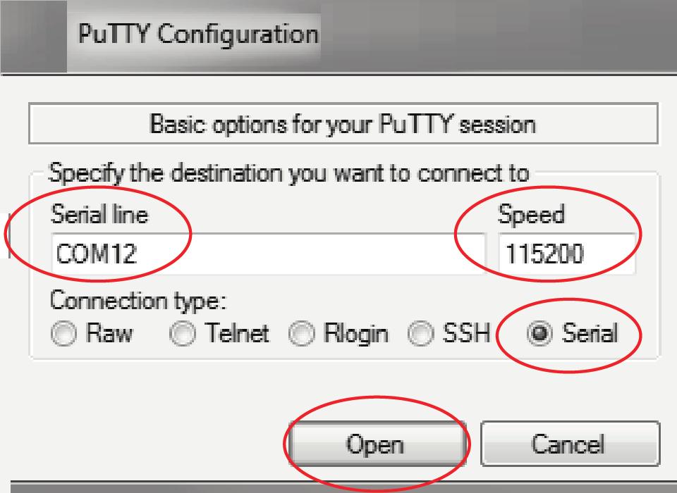 4.2 SLAVE: IP ADDRESS CONFIGURATION Connect the serial cable from Atlas terminal to a computer USB port (img 01) Download PuTTY free software from www.putty.